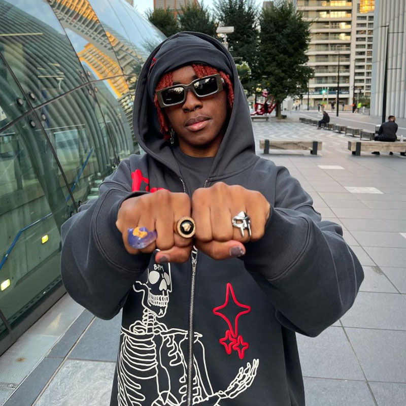 Men's Hoodies Sweatshirts Y2k Anime Print Hoodie Men's Zipper Long Sleeve Street Clothing Sweatshirt Coats Letter Grunge Gothic Super Dalian