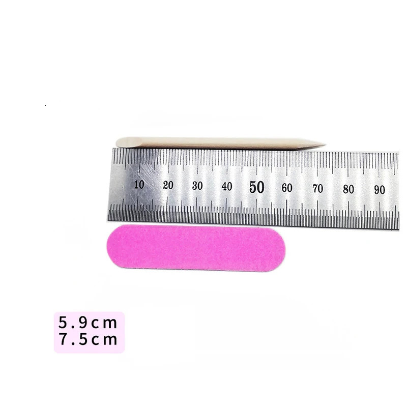 Nail Files 50pcs Disposable Nail Cleaning Care Kit Mini Nail File Sticks Nail Art Tool Portable Filer Nail Accessories Manicure Supplies 231123