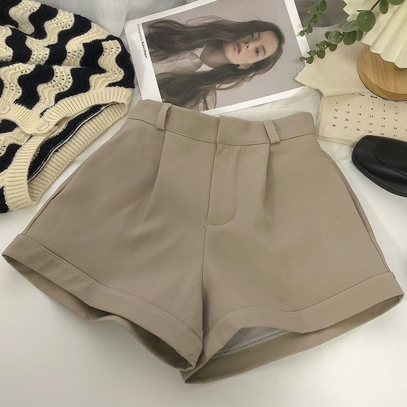 Women's Shorts Shorts for Women Summer Casual Korean Style Classic Pure All-match Office Ladies Ins Basic Daily Tender Fashion Simple 230424