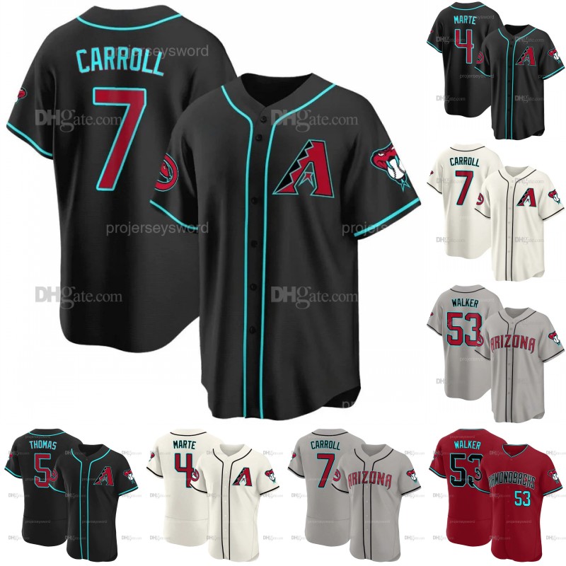 Arizona 2024 Diamond backs Corbin Carroll Jersey Christian Walker Kevin Ginkel Gabriel Moreno Ketel Marte Zac Gallen Lourdes Gurriel Jr. Brandon Pfaadt Jerseys