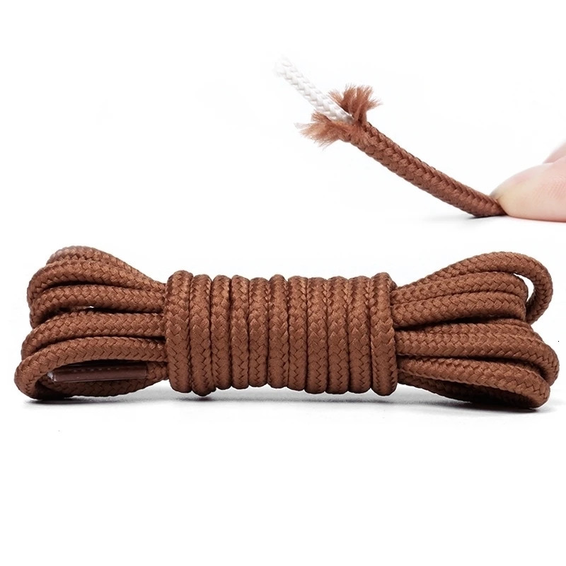 Shoe Parts Accessories 2pcslot Round Shoelaces Polyester Solid Classic Martin Boot Shoelace Casual Sports Boots shoes Lace 90cm120cm150cm 231124