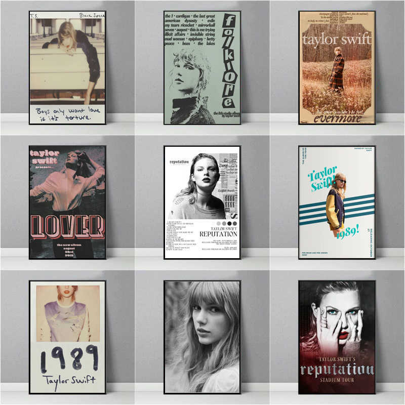 Wallpapers Taylor Swift Hit Song Poster Wall Art Prints Music Poster Printable Poster Album cover poster Home Living Room Decor Lover J230224, Black
Wallpapers Taylor Swift Hit Song Poster Wall Art Prints Music Poster Printable Poster Album cover poster Home Living Room Decor Lover J230224, Black