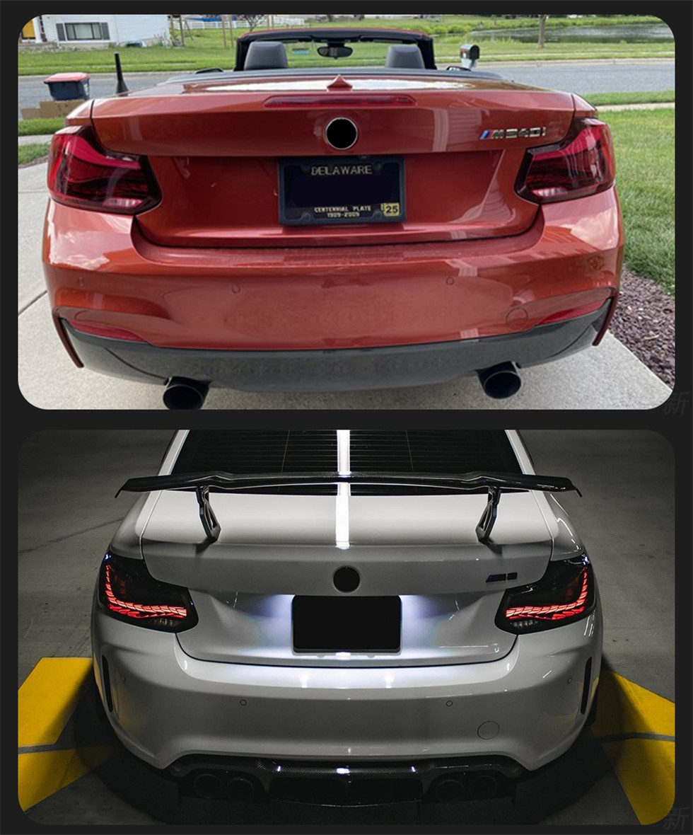 Taillight For 2-Series F22 F23 F87 M2 GTS OLED Style Tail LightsF44 F45 F46 LED Turn Signal Animation Parking Lights