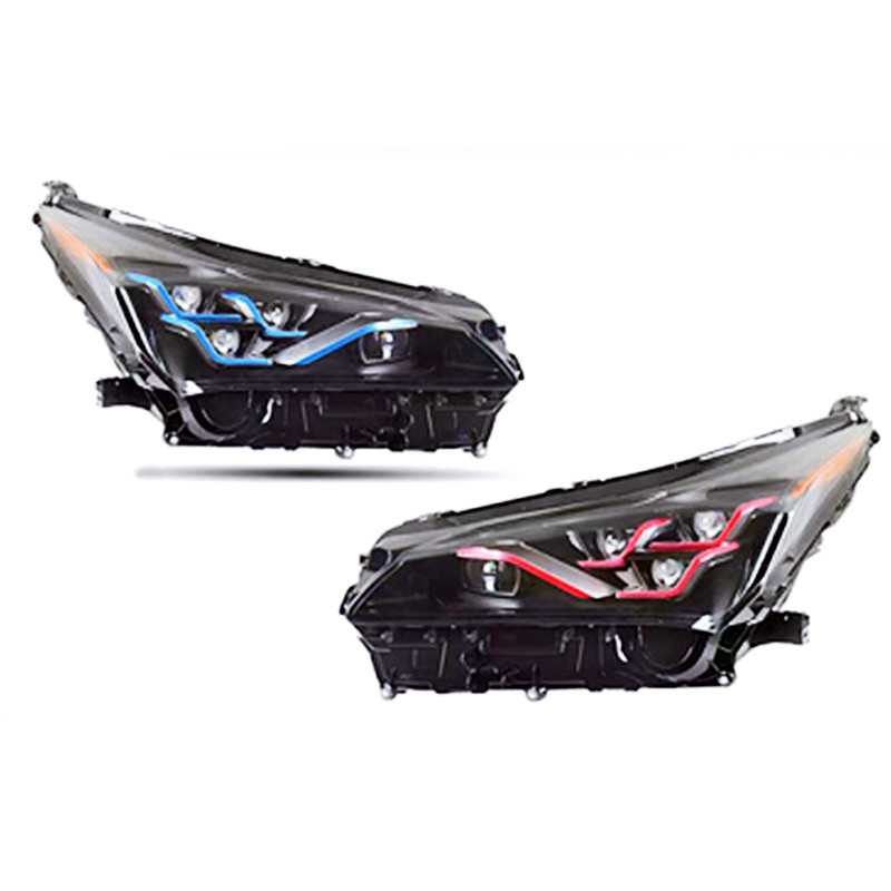 Headlight Assembly For Lexus NX200/NX300 20 14-20 20 Headlight LED Turn Signal Bifocal Lens High Beam Running Lights Upgrade
