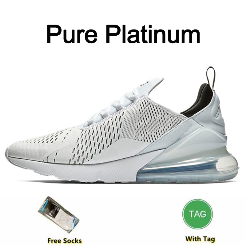 Designer 270 Running Shoes Mens Womens 270s Outdoor Sports Sneakers Black Triple White Silver Gold Bull Mesh Leather Trainer Breathable Cushion Surfac