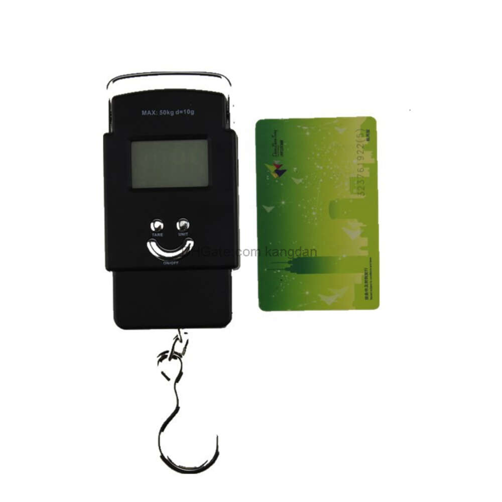 wholesale High-precision portable mini small electronic portable scale luggage express kong hook hanging said electronic scale manufacturers