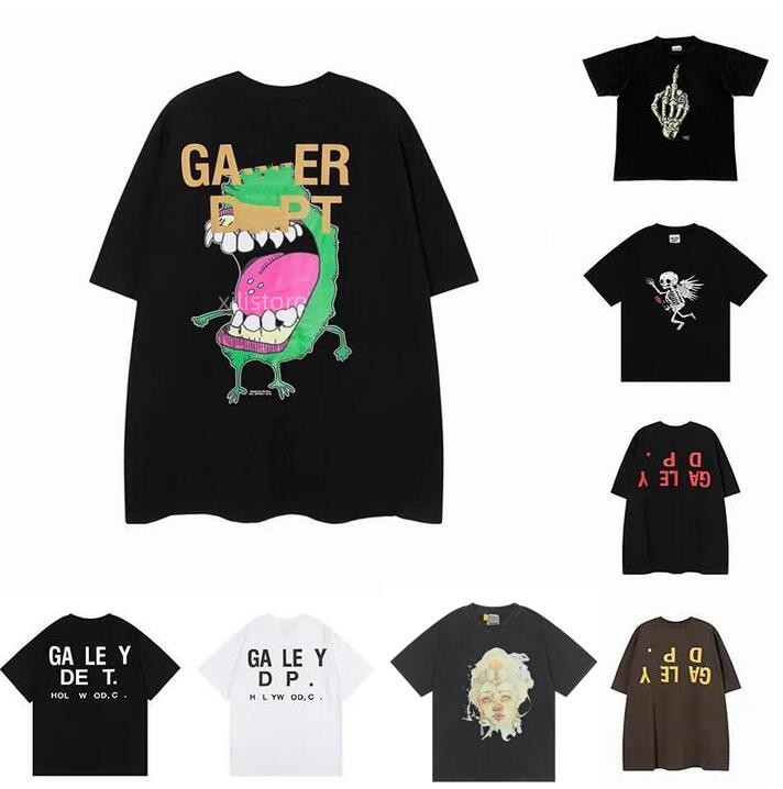 Men's T-shirts Galleryes depts Designer Summer Gallary Shirt Alphabet Printed Star Same Round Neck Short Sleeve T-shirt for Men and Women, C1
Men's T-shirts Galleryes depts Designer Summer Gallary Shirt Alphabet Printed Star Same Round Neck Short Sleeve T-shirt for Men and Women, C1