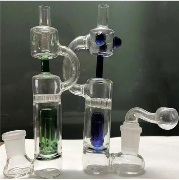 Mini oil hookahs glass water bongs waterpipe Heady Glass Percolator Water Pipes With 14mm Bowl