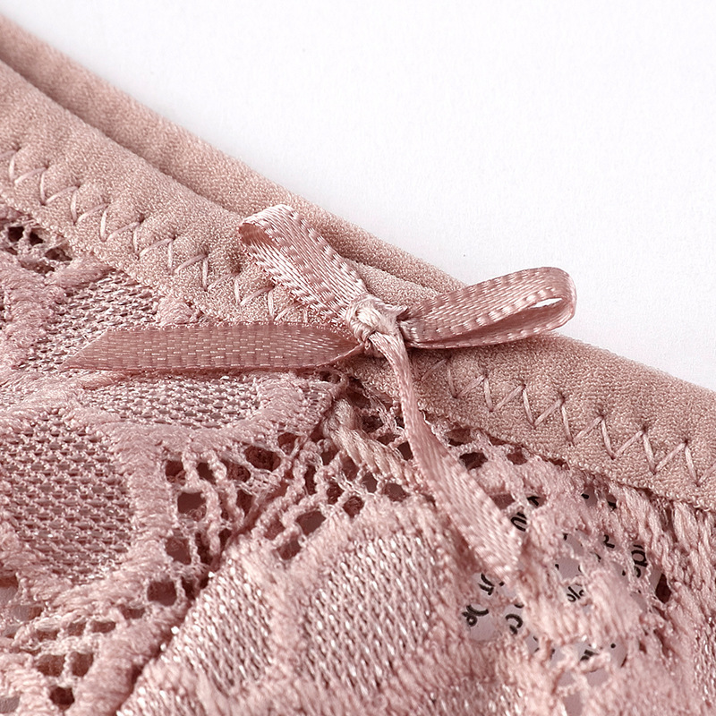 Women's Panties Panties Women Sexy Lace Thong Hollow-out Transparent Briefs Cotton Crotch G-string Set Underwear Lingerie 7 Pcs/lot 230424