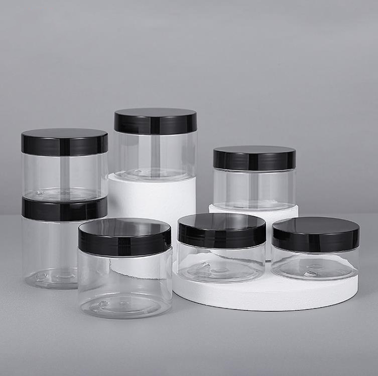 30ml 40ml 50ml 60ml 80ml accessories Thin Mint Cookies Food Candy plastic Empty PET Clear jar bottles packaging tank dry herb flower Container Customizable SN4241