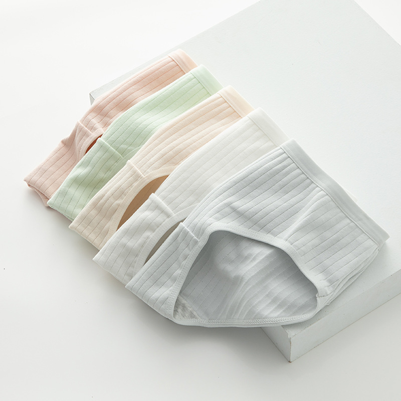 Women's Panties 5PCS/SET Cotton Briefs Women Panties Female Sexy Underwear Briefs Basic Panties Female Underpants Intimates Solid Color Lingerie 