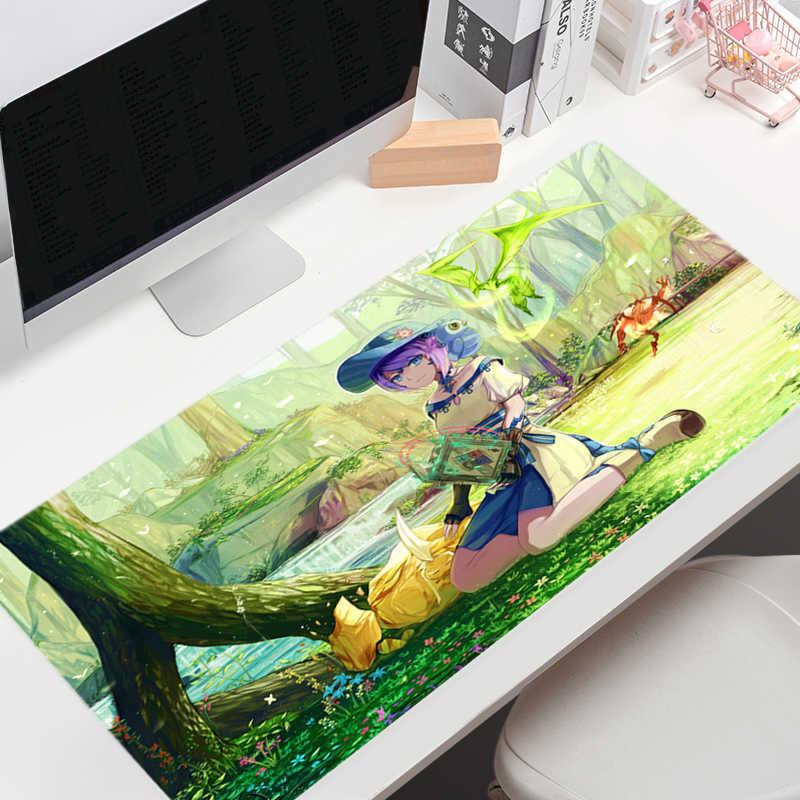 Mouse Pads Wrist Rests Large Mouse Pad Gamer Final Fantasy XIV Gaming Mousepad Company Keyboard Mouse Mats Carpet Computer AntiSlip Table Desk Mat J23