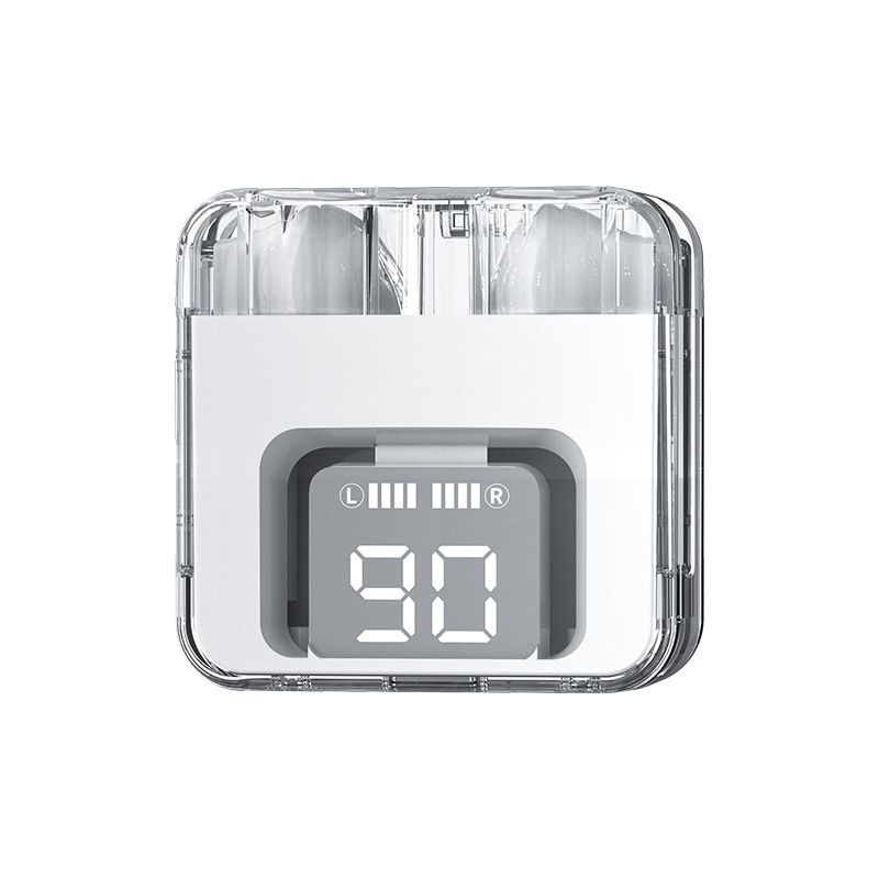 TWS Bluetooth headphone M97 Model Wireless Earphone Transparent Shell In-ear Earphone LED display Two Earbuds with built-in Microphone high Quality He