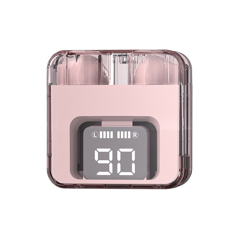 TWS Bluetooth headphone M97 Model Wireless Earphone Transparent Shell In-ear Earphone LED display Two Earbuds with built-in Microphone high Quality He