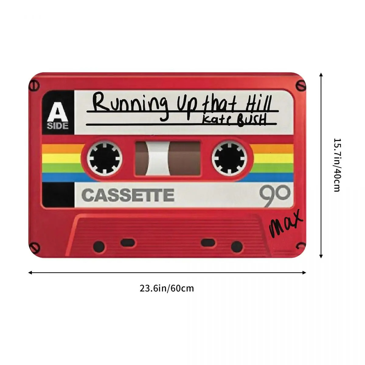 Carpet Eddie Munson Bedroom Entrance Doormat Running Up That Hill Stranger Things for Living Room Balcony Rug Floor Mat 231124