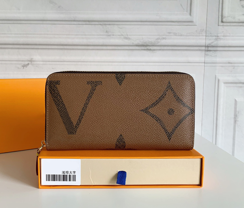 Fashion Designers Zippy WALLET Mens Womens leather Zipper Wallets Highs Quality Flowers Coin Purse Handbags Titanium Card Holder Original Clutch With Box 60017, Deep brown monogrames
Fashion Designers Zippy WALLET Mens Womens leather Zipper Wallets Highs Quality Flowers Coin Purse Handbags Titanium Card Holder Original Clutch With Box 60017, Deep brown monogrames