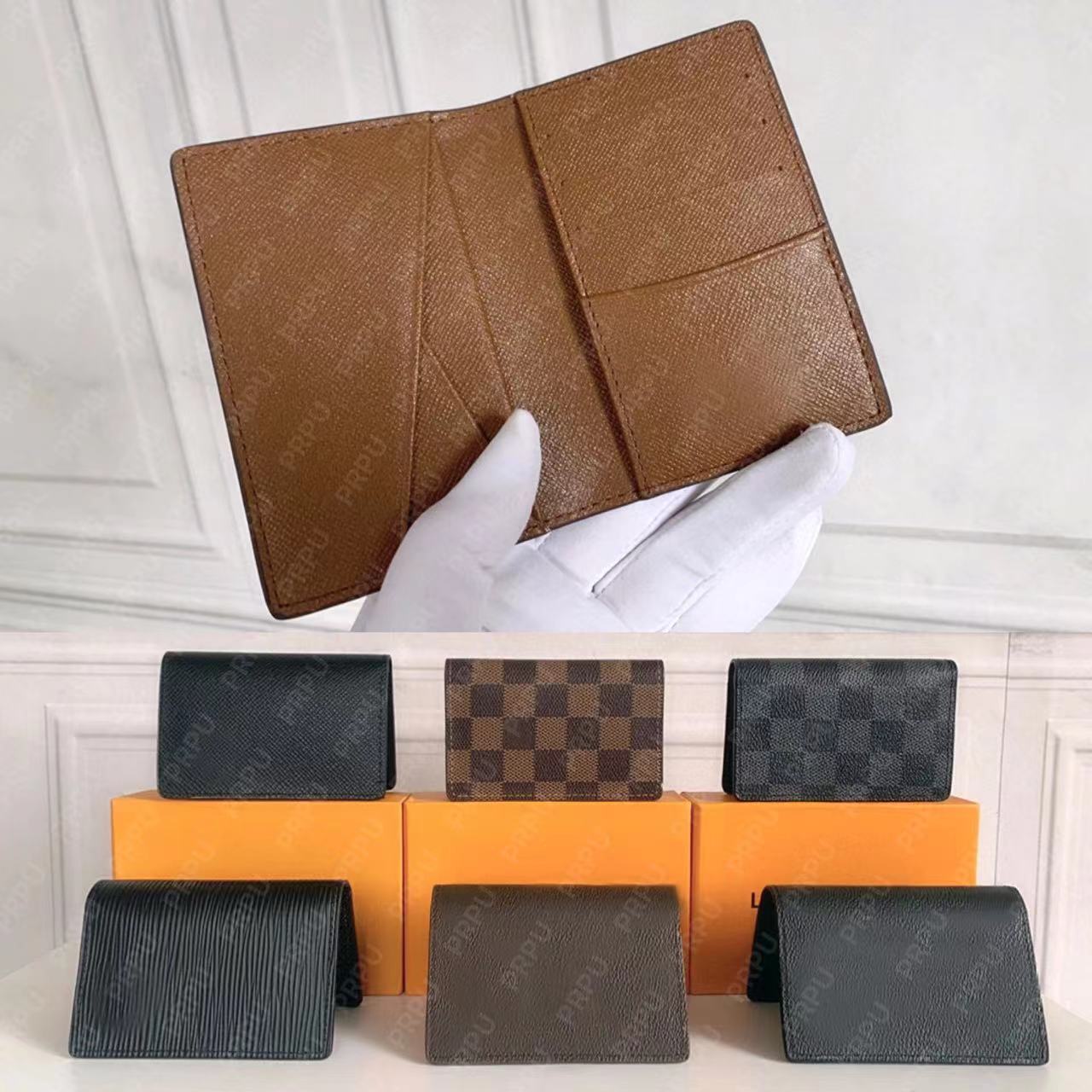 Designer coin purse portefeuille card holder men wallet women key purse dicky POCKET ORGANIZER Fashion Short men Luxury Multiple Wallet Key Damier PRPU dicky0750