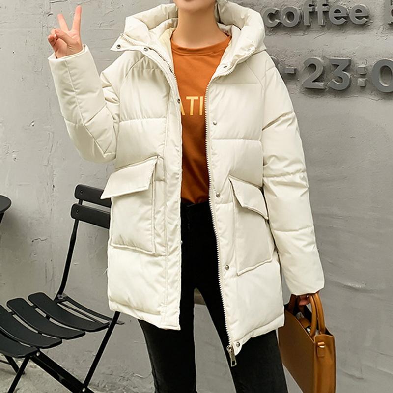 Leather AUTUMN WINTER THICKEN WARM MEDIUM LONG CHIC PARKA WOMEN CASUAL SWEETY SOLID COLOR BIG POCKET LOOSE HOODED COAT JACKETS OUTWEAR, Khaki 2
Leather AUTUMN WINTER THICKEN WARM MEDIUM LONG CHIC PARKA WOMEN CASUAL SWEETY SOLID COLOR BIG POCKET LOOSE HOODED COAT JACKETS OUTWEAR, Khaki 2