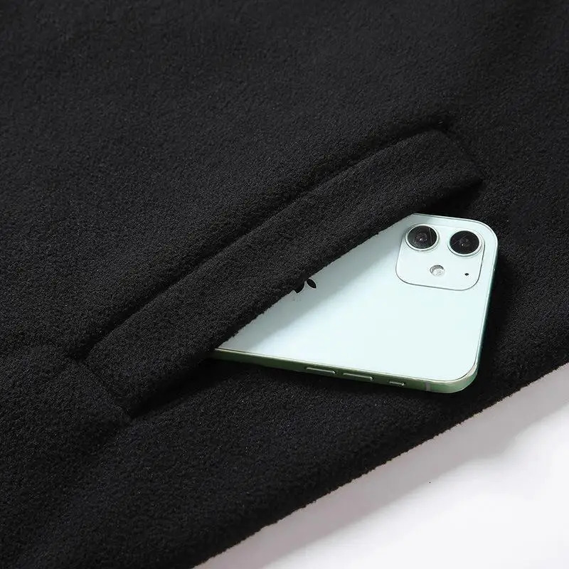 Men's Hoodies Sweatshirts Sweater Mens Fleece Stand Collar Hoodie Top 2023 Spring Solid Color Zippered Jacket for Men Warmth Pillover Haikyuu Str