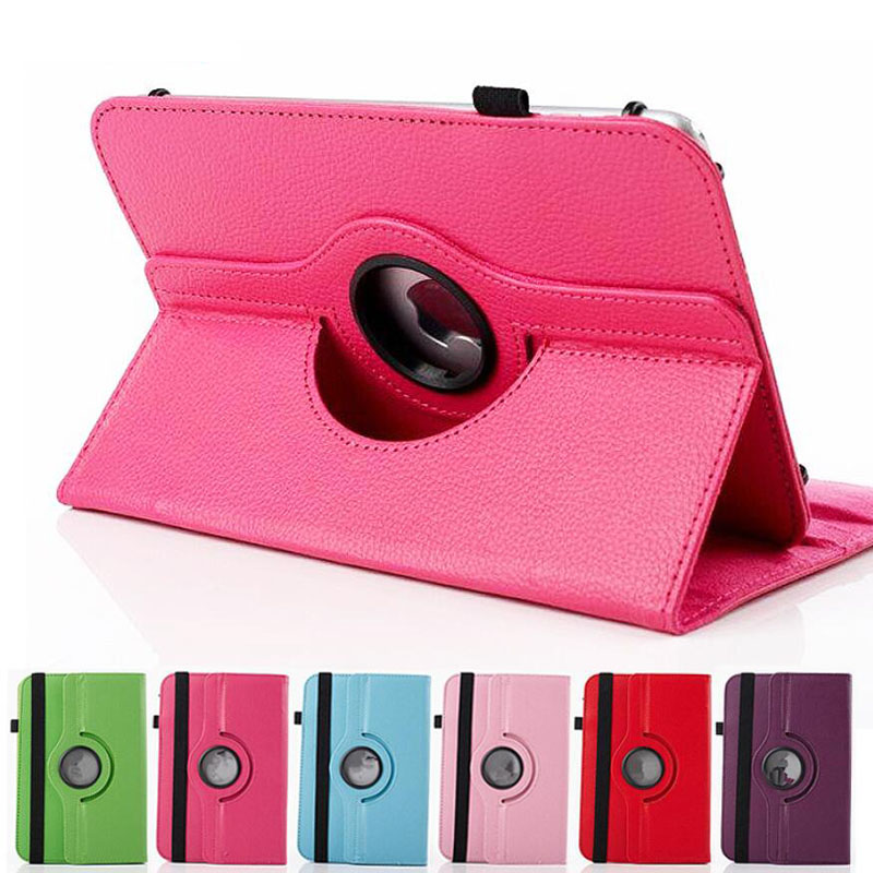Universal 360 Rotating Adjustable Flip PU Leather Stand Case Cover For 7 8 9 10 10.1 10.2 inch Tablet PC MID Huawei XiaoMi Lenovo LG Amazon Samsung Ta