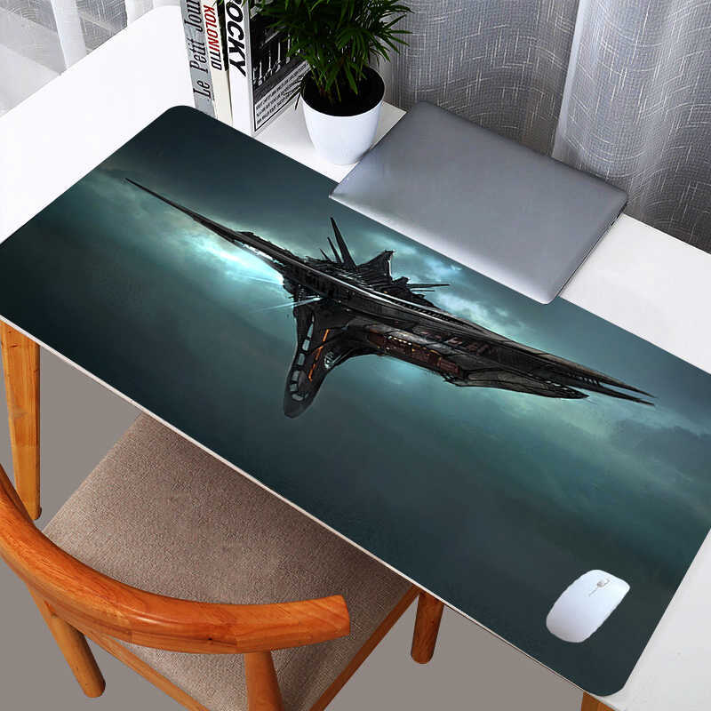 Mouse Pads Wrist Rests Star Citizen Mouse Pad Rubber Table Large Gamer Tapis De Souris Xl Desk Mat Computer keyboard Gaming Accessories Carpet Mousepa