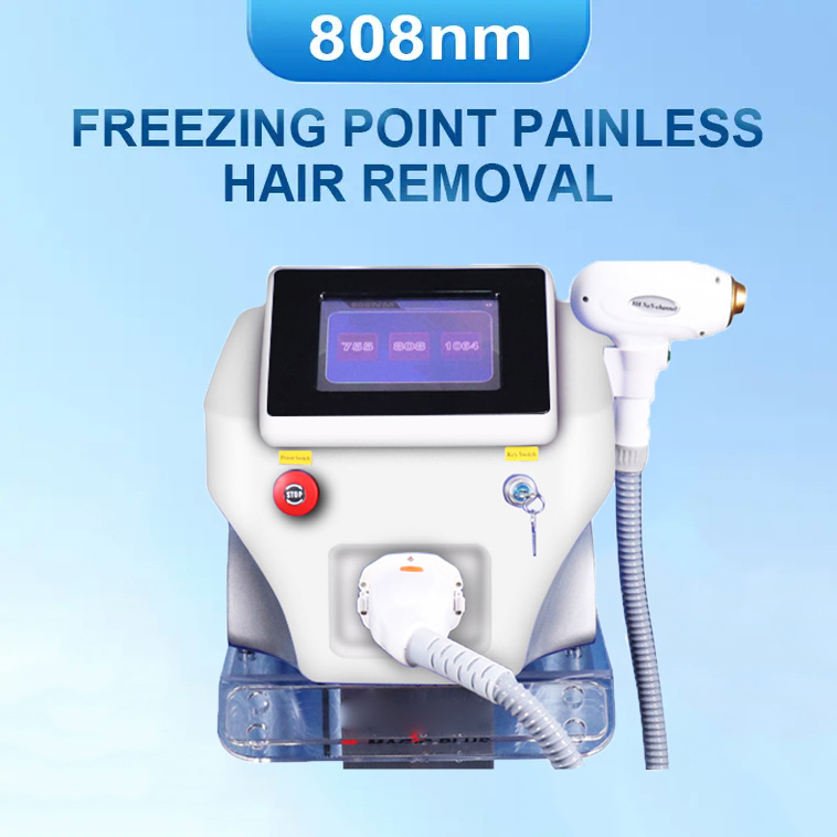 Factory Price 808nm Diode Laser Permanent Hair Removal Machine 3 Wavelength Painless Depilation Skin Rejuvenation Beauty Equipment