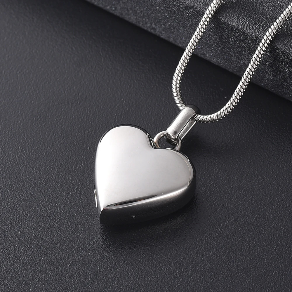 Chokers IJD8455 Dog Paw On My Heart Stainless Steel Cremation Jewelry Pendant For Ashes Loss Of Pet Keepsake Memorial Urn Necklace 231124