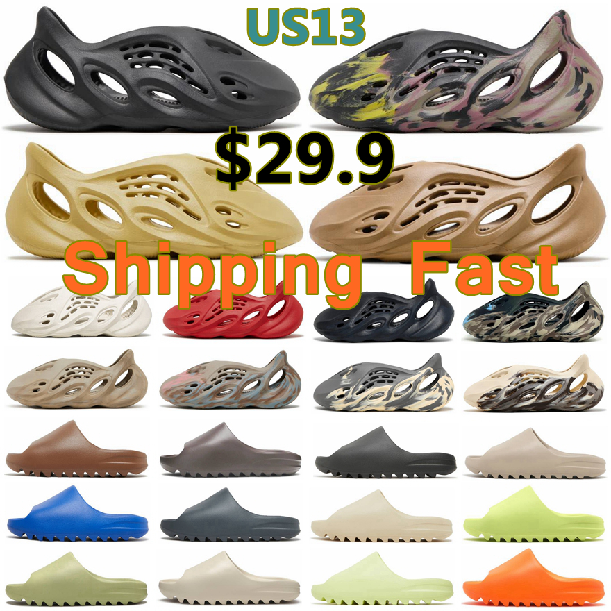 2023 Designer Sandals Foam Runners Slides Slippers Mens Onyx Mx Sand Grey Sulfur Ararat Slide Sandal Bone Pure Ochre Resin Runr Foam Runner Women Sliders Slipper, 13
2023 Designer Sandals Foam Runners Slides Slippers Mens Onyx Mx Sand Grey Sulfur Ararat Slide Sandal Bone Pure Ochre Resin Runr Foam Runner Women Sliders Slipper, 13