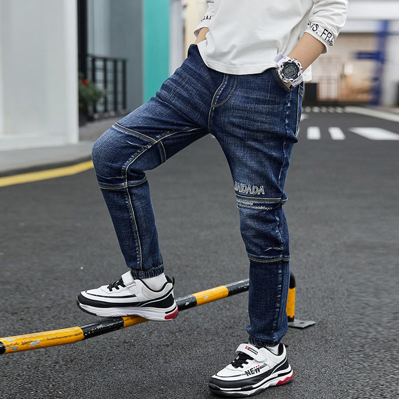 Jeans IENENS Kids Boys Clothes Skinny Jeans Classic Pants Children Infant Denim Clothing Bottoms Baby Trousers 4 5 6 7 8 9 10 11 Years 230424