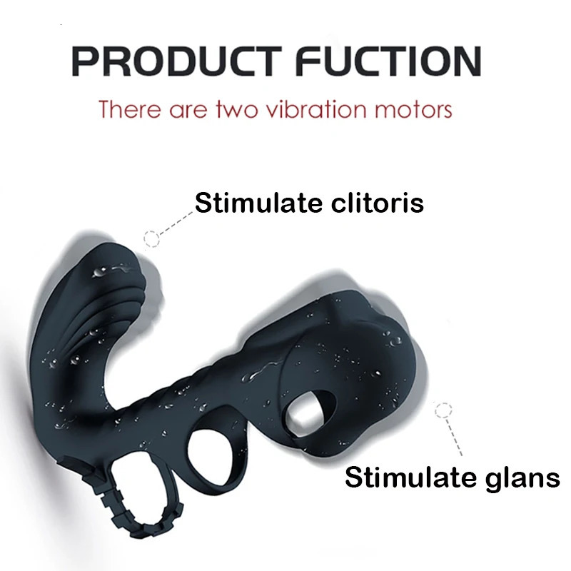 adult toys 2026 New Cockrings Cock Vibrator Penis Sleeve Rings Cockring Remote Control Vibration Couple Sex Toys Vagina Clitoris Stimulator Adult Supp