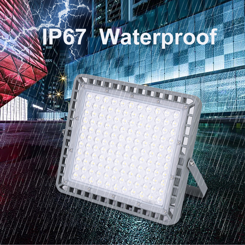 400W High Bay Warehouse Floodlights Lights 100W LED Shop Lighting 6000K 300W 200W Waterproof Dust Proof IP65 for Factory crestech