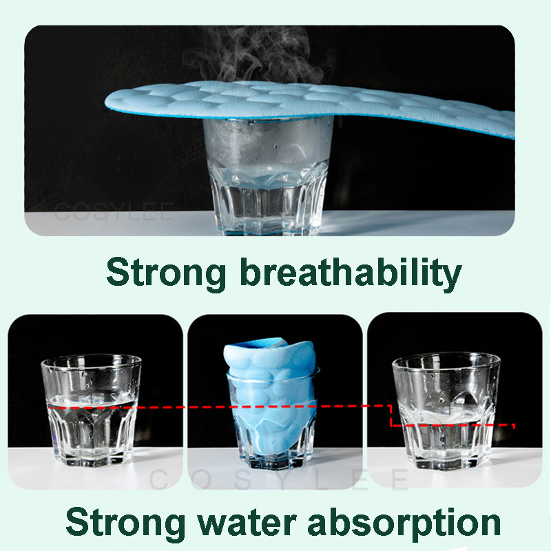 Shoe Parts Accessories Sol Busa Memori Pijat untuk Sepatu Bersirkulasi Bantal Olahraga Lari Kaki Ortopedi 230425