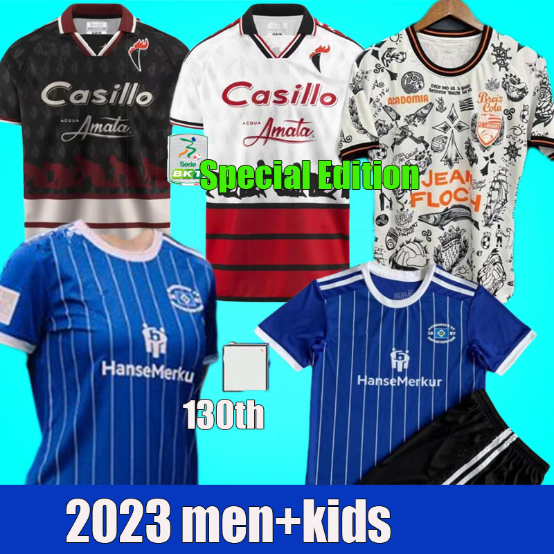 

2023 SSC Bari Hamburger SV Soccer jerseys 30th Anniversary REIS KITTEL BENALI BOTTA FC Lorient Special Edition 23 24 LE FEE DELAPLACE WISSA football shirt men kids kit, Ssc bari away special