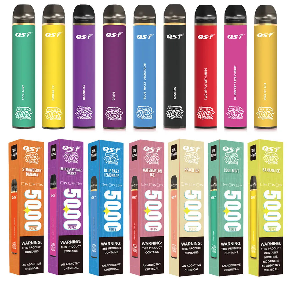 Filex Max Puff 5000 disposable e cigarette Vape 5000 cigarrillos desechables 650mah Rechargeable Battery 12ML Pre-filled disposables vapers
Filex Max Puff 5000 disposable e cigarette Vape 5000 cigarrillos desechables 650mah Rechargeable Battery 12ML Pre-filled disposables vapers