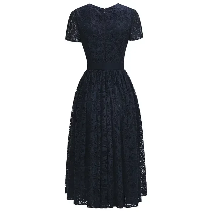 Sleeves Bridesmaid Short Evening Dresses Bury Full Lace Sash Jewel Neck Zipper Back Cheap Tail Party Gowns Designer Cps1154