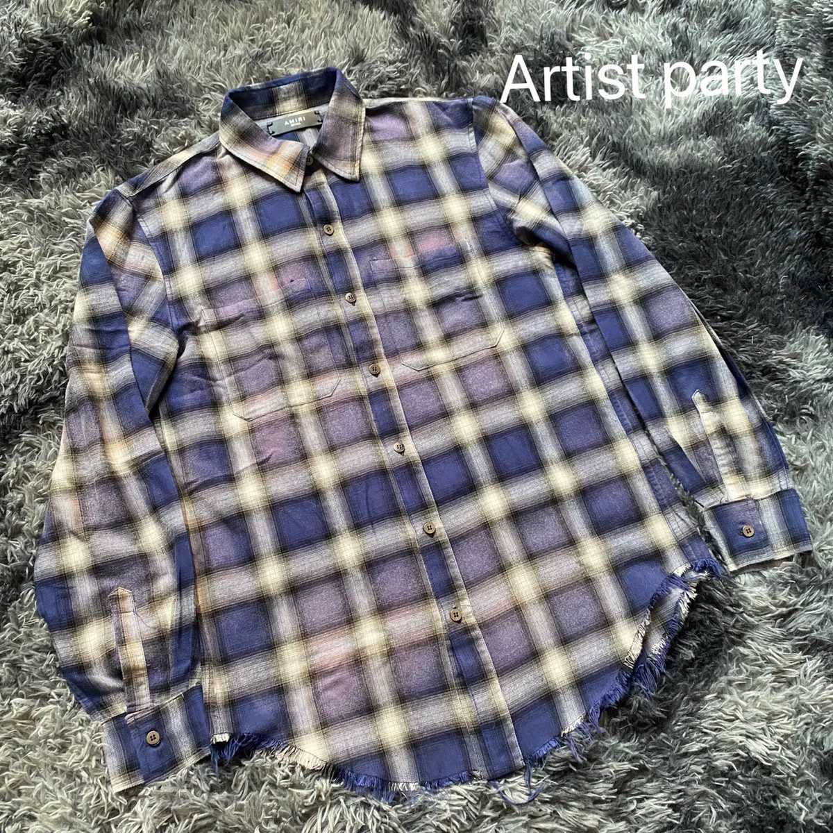 Designer Clothing Luxury Fashion Casual Shirts Amiiri Electric Purple Rendered Shirt Hemline Damaged High Street Luxury Fashion Casual Long Sleeve Shirts for Men W, Shipping fee
Designer Clothing Luxury Fashion Casual Shirts Amiiri Electric Purple Rendered Shirt Hemline Damaged High Street Luxury Fashion Casual Long Sleeve Shirts for Men W, Shipping fee