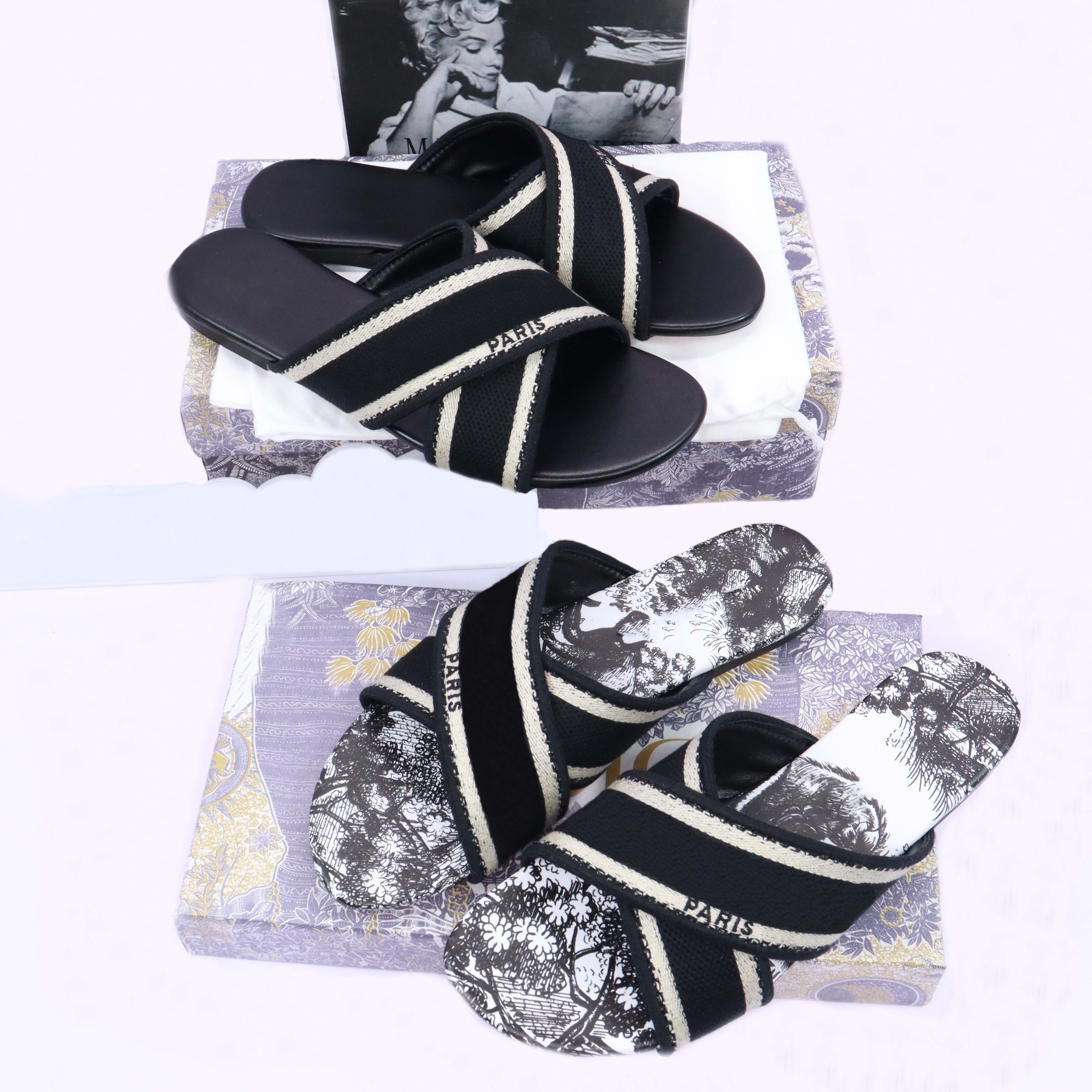 Designer Sandals Embroidered Dazzle Womans Slipper Girls Sandal Ladies Slippers Summer Beach Striped Rainbow Letters Stripe, #1
Designer Sandals Embroidered Dazzle Womans Slipper Girls Sandal Ladies Slippers Summer Beach Striped Rainbow Letters Stripe, #1