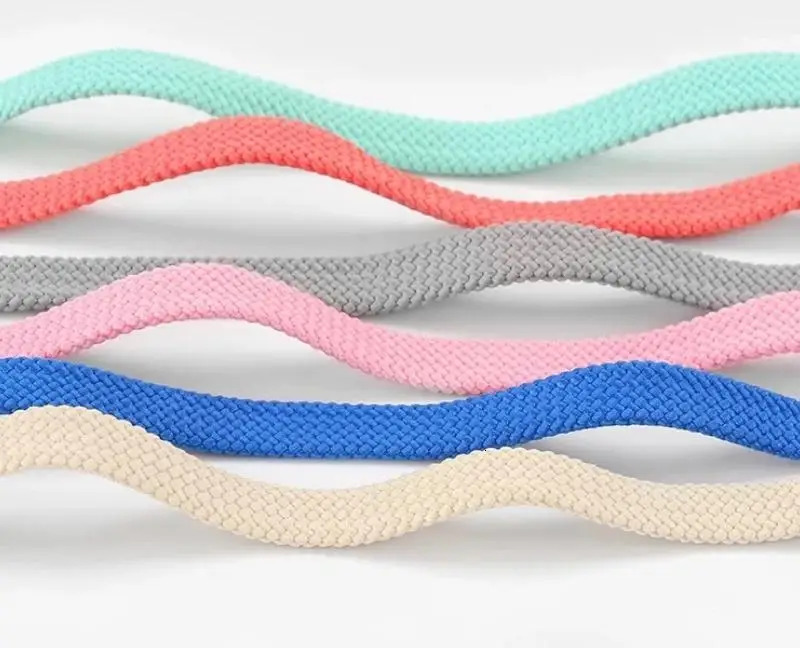 Shoe Parts Accessories Classic Flat Double Hollow Woven Shoelaces Sports Casual Canvas Laces White Black Yellow Green Red Brown Blue Shoeslaces 231124