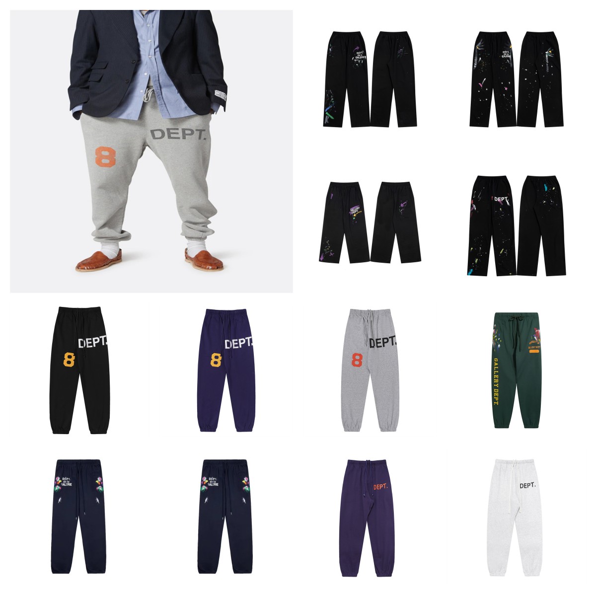 Mens Jeans Pants Galleryes Dept Sweatpants Speckled Letter Print Men's Women's Trousers Couple Loose Versatile Casual Pants Straight, 28
Mens Jeans Pants Galleryes Dept Sweatpants Speckled Letter Print Men's Women's Trousers Couple Loose Versatile Casual Pants Straight, 28