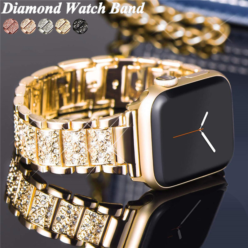 Bling Diamond Strap for Apple Watch Band 40mm 45mm 44mm 41mm 42mm 38mm Women Metal Bracelet belt for Iwatch Series 7 SE 6 5 4 3
Bling Diamond Strap for Apple Watch Band 40mm 45mm 44mm 41mm 42mm 38mm Women Metal Bracelet belt for Iwatch Series 7 SE 6 5 4 3