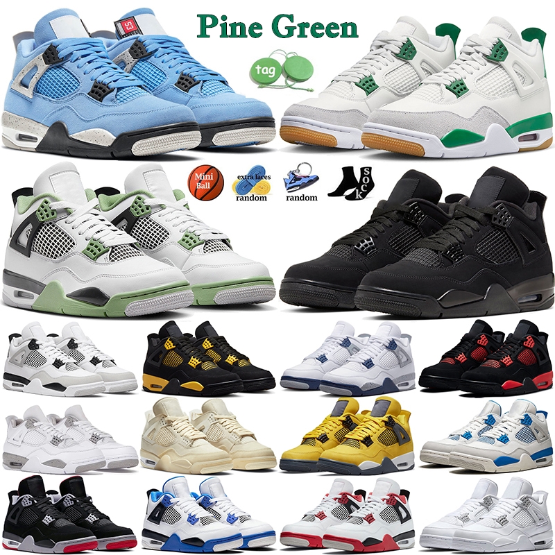 4 Basketball Shoes for men women Retro 4s Pine Green Military Black Cat Sail Red Thunder White Oreo University Blue Seafoam Metallic Cool Grey mens sports sneakers
4 Basketball Shoes for men women Retro 4s Pine Green Military Black Cat Sail Red Thunder White Oreo University Blue Seafoam Metallic Cool Grey mens sports sneakers