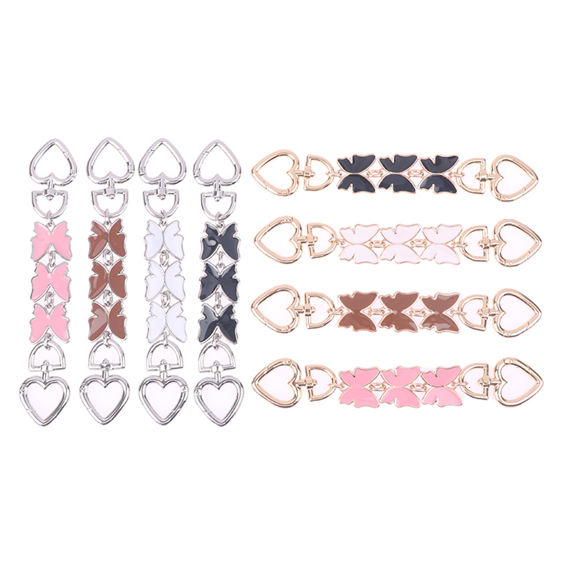 Bag Parts Accessories Tas Rantai Tali Extender Berbentuk Hati Gantungan Pengganti untuk Dompet Clutch Tangan Ekstensi Aksesori 230425