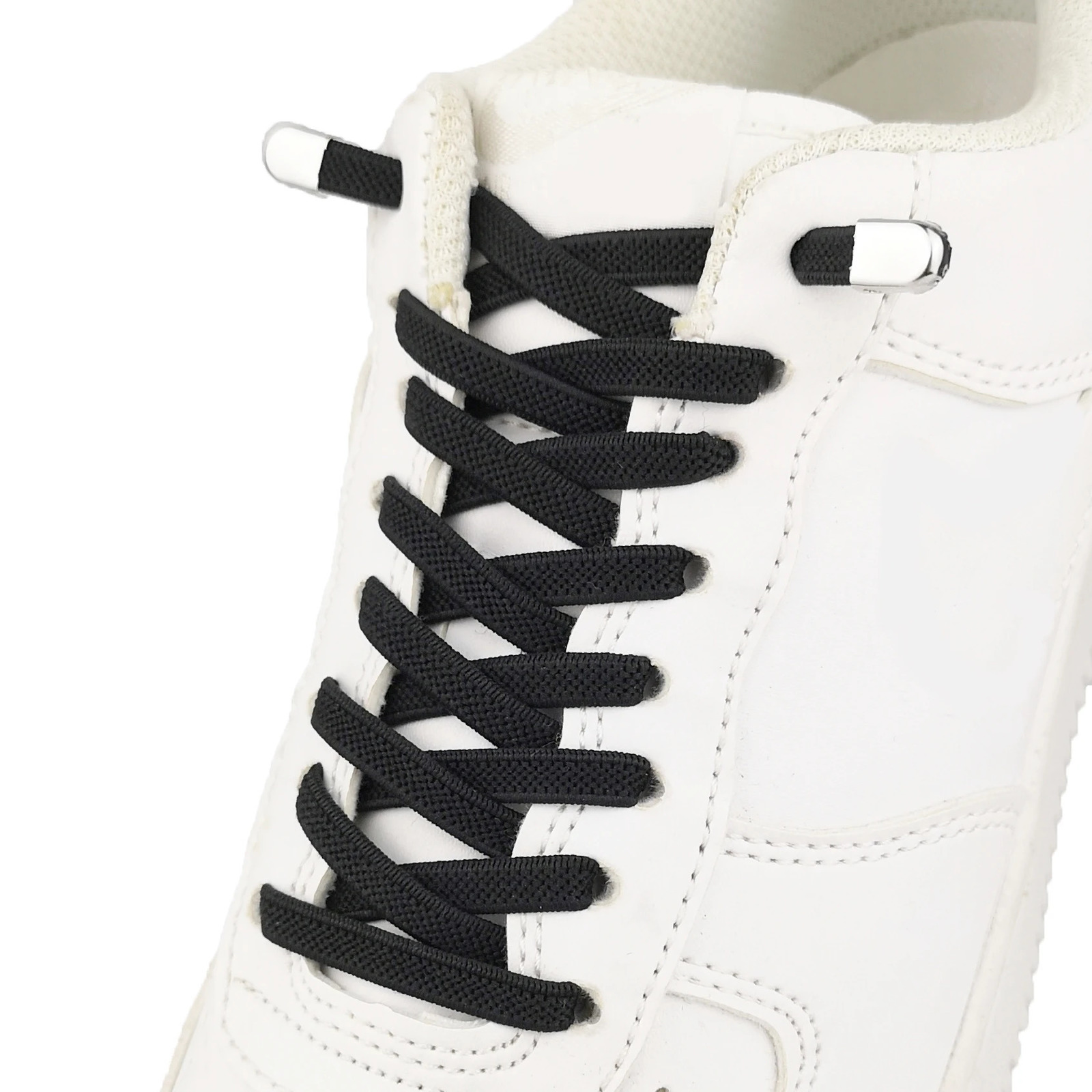 Shoe Parts Accessories 1 Pair Elastic No Tie laces Flat Shoelaces Quick Safety Shoelace Kids Adult Lazy Laces 231124