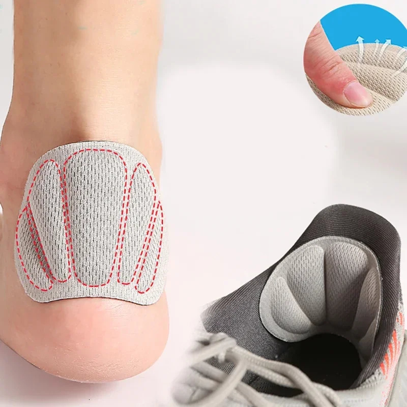Shoe Parts Accessories 6pcs Insoles Patch Heel Pads for Sport Shoes Pain Relief Antiwear Feet Pad Adjustable Size Protector Back Sticker Cushion Insol