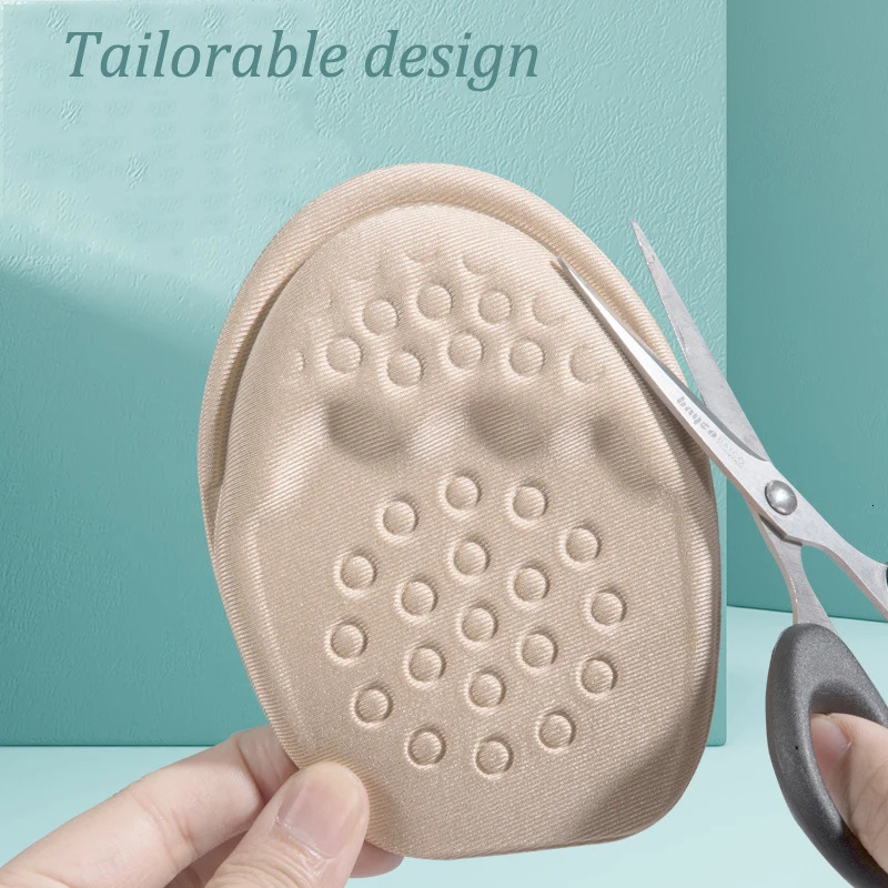 Shoe Parts Accessories Half Insoles for Shoes Inserts Forefoot Insert Nonslip Sole Cushion Reduce Size Filler High Heels Pain Relief Pads 231124