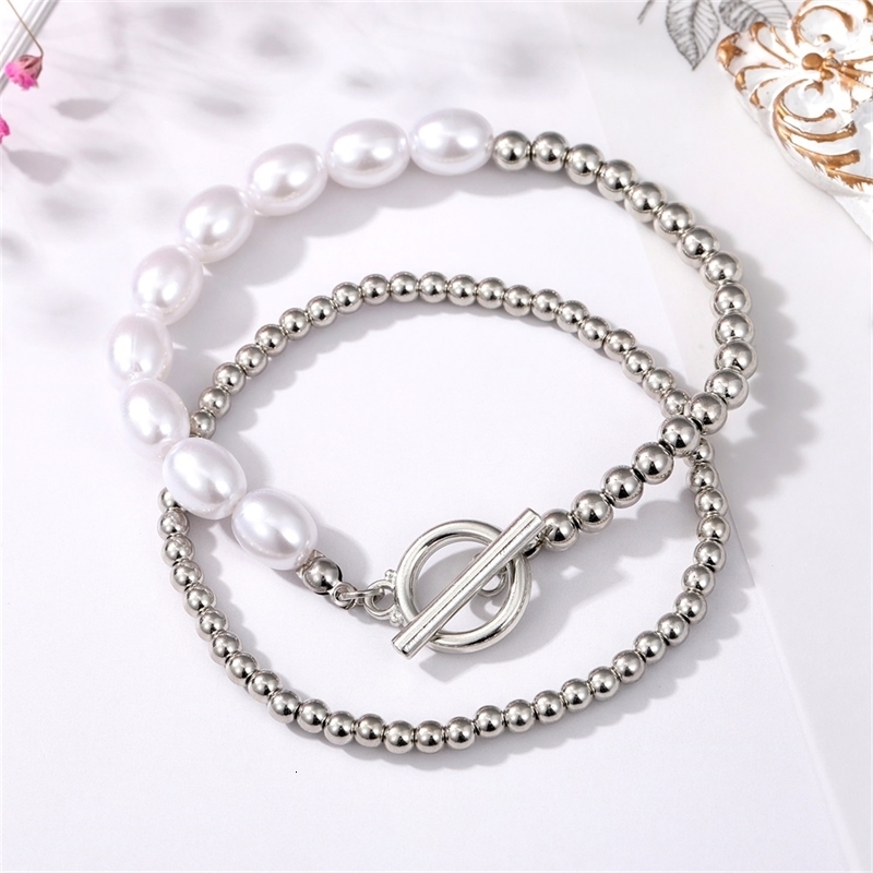 Charm Bracelets FNIO Bohemian for Women Fashion Multilayer Beaded Chain Set Bracelet Bangles Jewelry Punk 230424