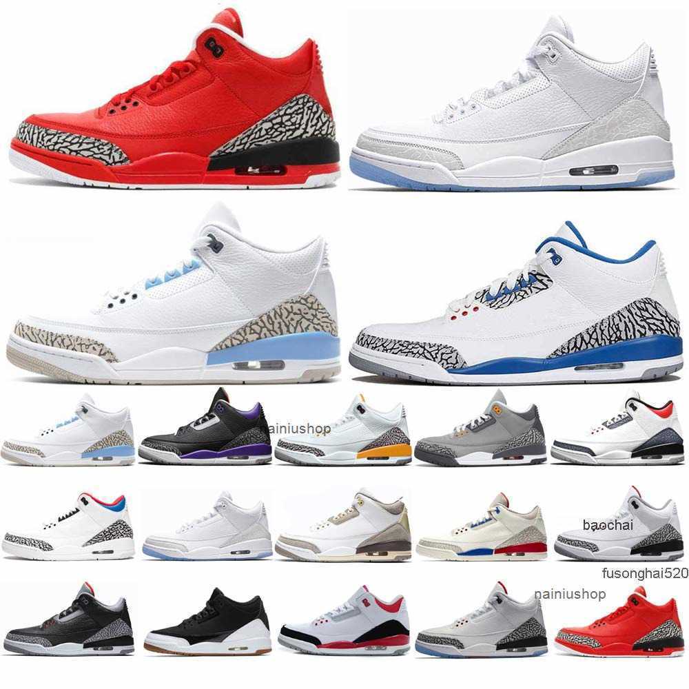 3 Casual Shoes Mens Cement Black Fire Red Pure White Tinker Cool Grey Racer Blue Midnight Navy Varsity Royal Oregon Ducks Sports