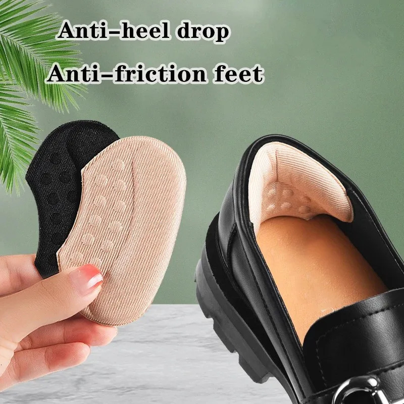 Shoe Parts Accessories Pads for High Heels Pain Relief Antiwear Cushion Heel Protectors Shoes Sticker Foot Care Liner Grip Insole Insert Pad 231124