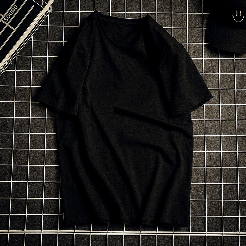 Mens TShirts 100% Pure Cotton Men Tshirt Premium Plain Black White Fashion Shortsleeved T Shirt Summer Casual Good Quality Tops 230424
