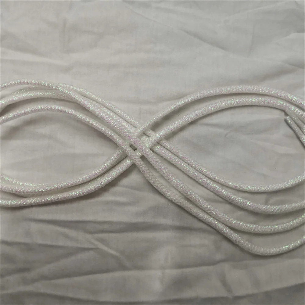 Shoe Parts Accessories 14PAIRS Ribbed Rope Laces Generic 1 Pair Colored Shoelaces Gold And Silver Shiny Useful Belt 231124